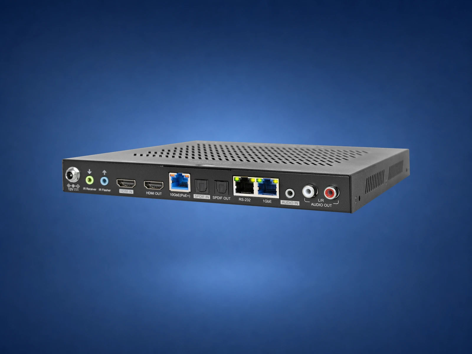 Binary 960 MoIP transceiver on blue