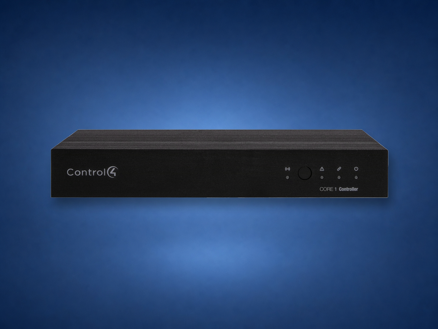 Control4 CORE 1 controller on blue