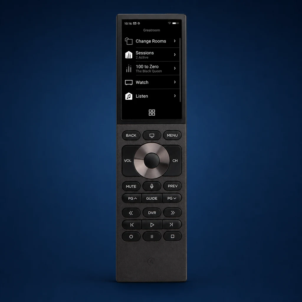 Control4 Halo Touch remote with 3.2-inch touchscreen