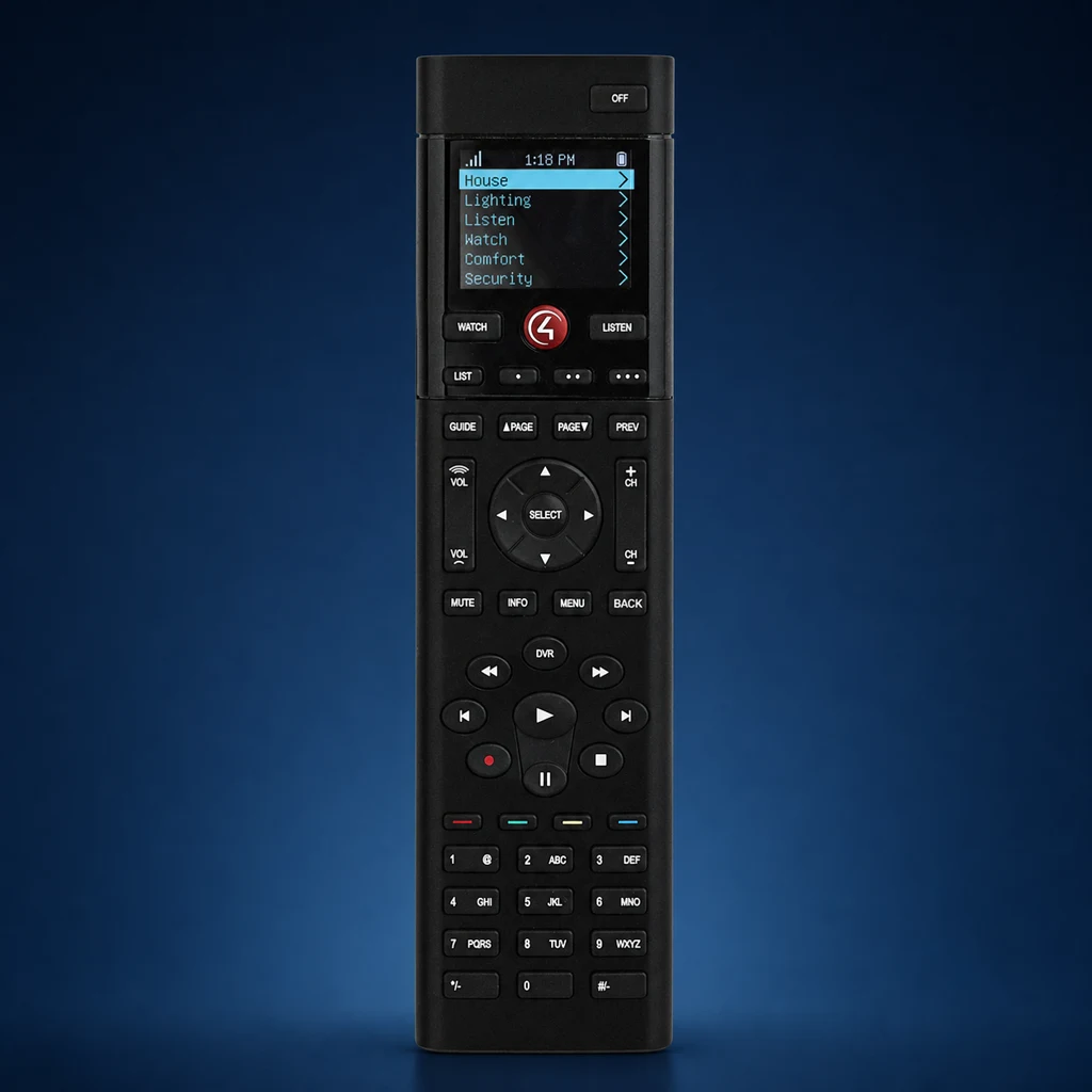 Control4 SR-260 button remote with color OLED display
