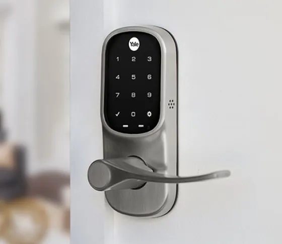 Yale touchscreen smart lock with lever