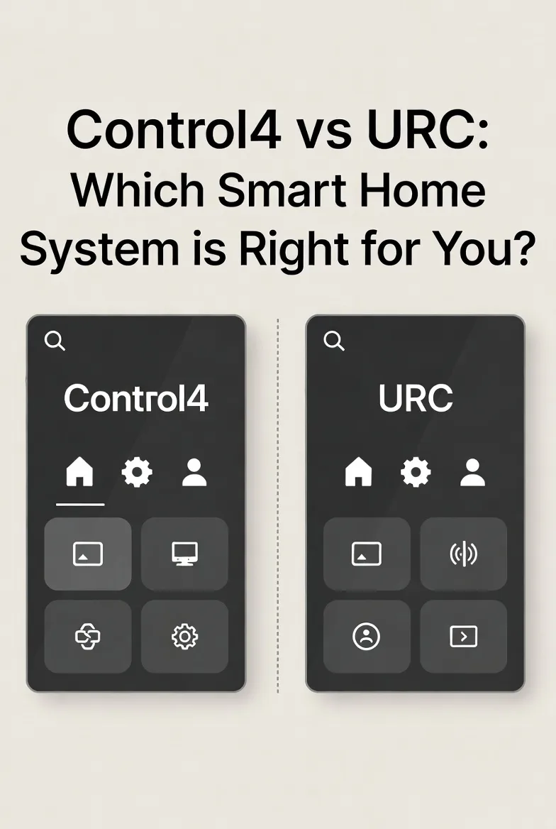 Control4 vs URC Smart Home Systems Comparison