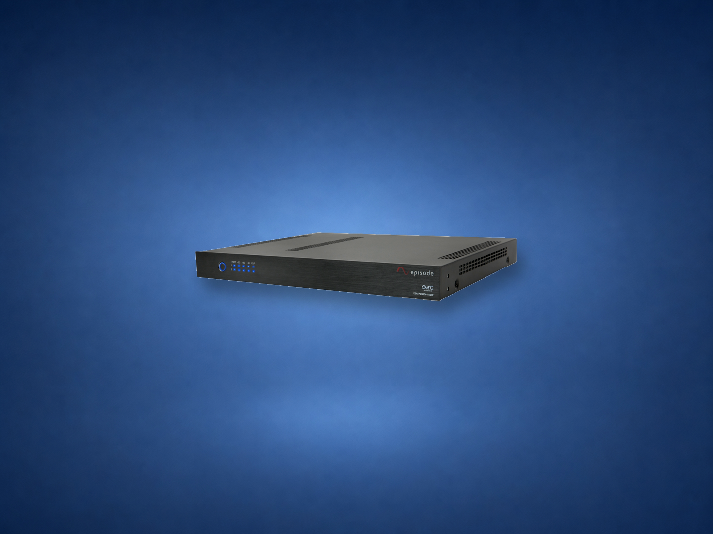 Episode ESA-70V2CH-150W amplifier on blue