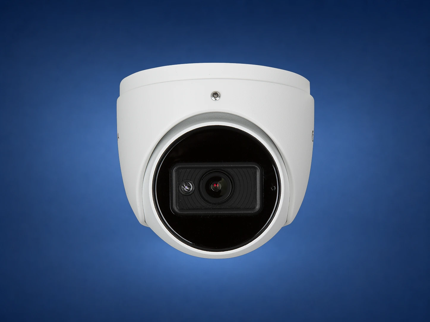 Luma 220 Series 2MP turret camera on blue
