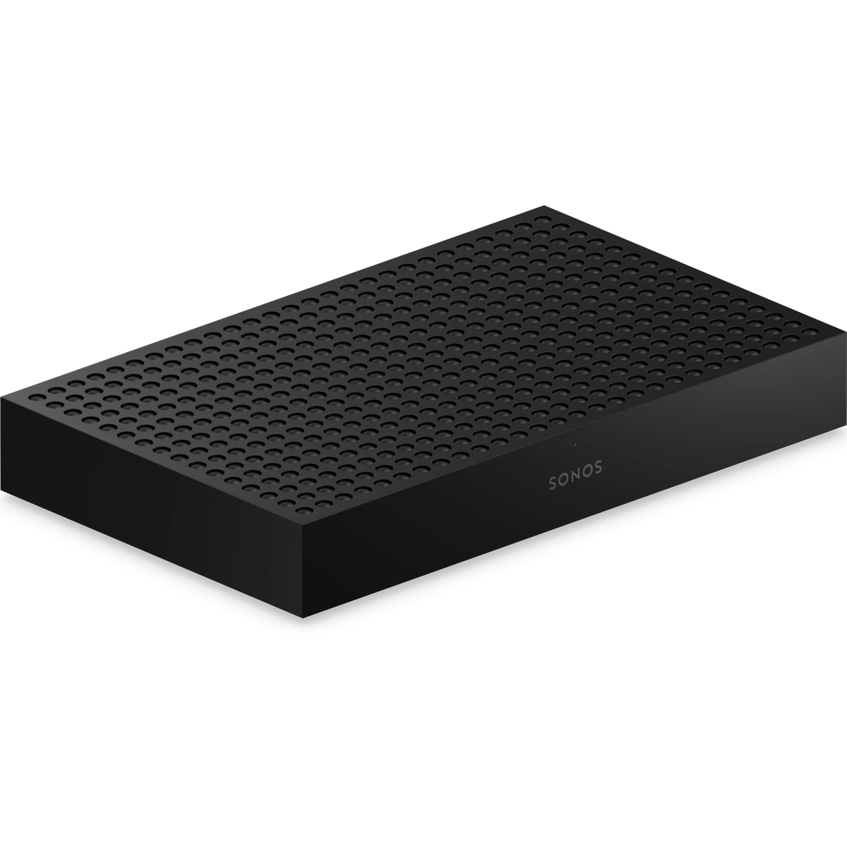 Complete Sonos Amp Multi streaming amplifier in an angled top and front view