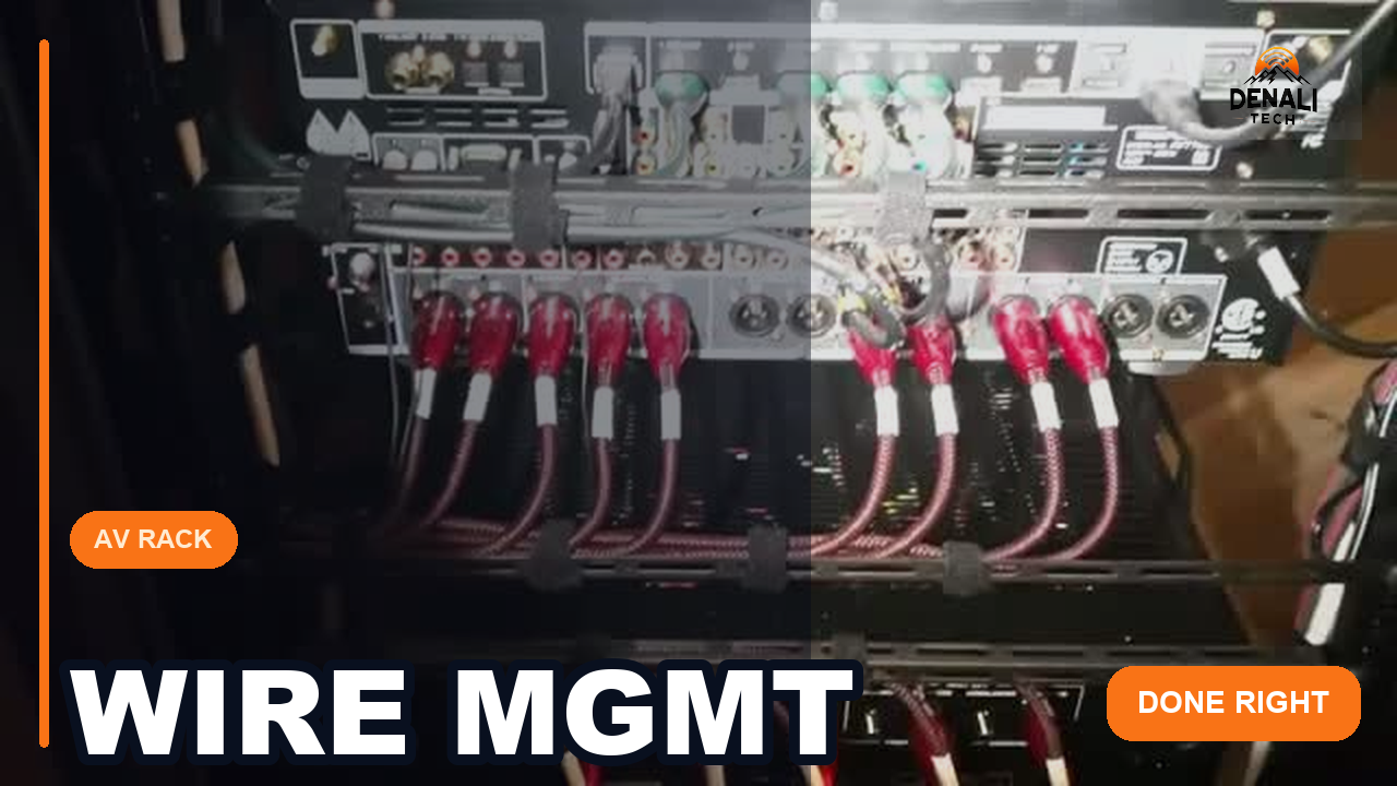 Structured AV wiring and rack planning for a smart home project