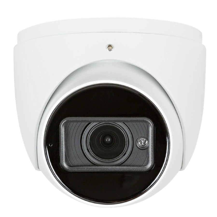 White LUM-220-IP-TFW turret, complete housing and lens